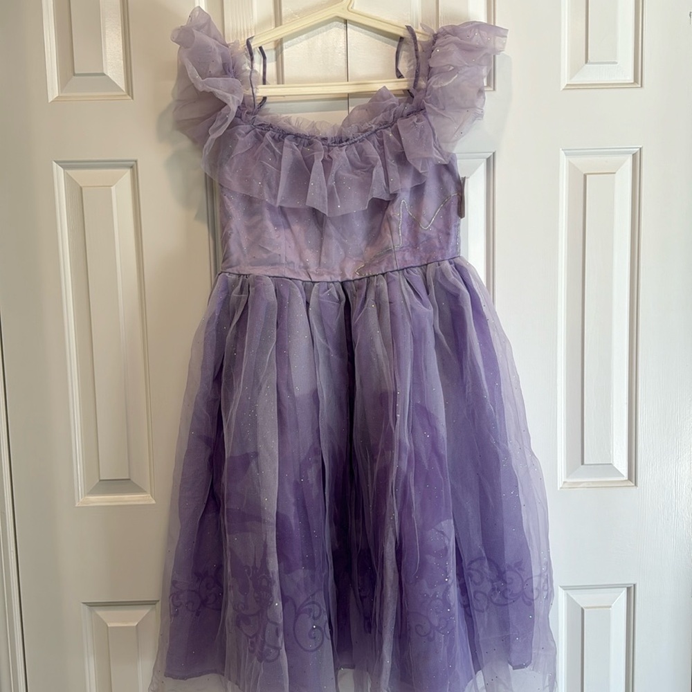 Disney parks Shanghai Disney Resort Rapunzel mesh off shoulder dress for adults - Picture 2 of 11